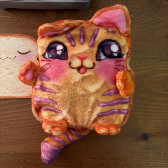 Cookeez Makery Toasty Treatz Toaster Oven scented Plush PNUTTY & JAM TIGER - Picture 2 of 9